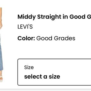 Levi's Middy Straight Jeans in Good Grades